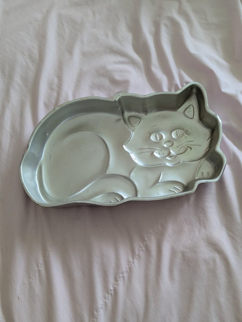 Wilton Vintage Aluminum Cat Kitty Cake Pan 1987